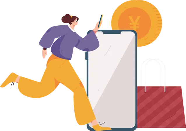 Shopping Payment  Illustration