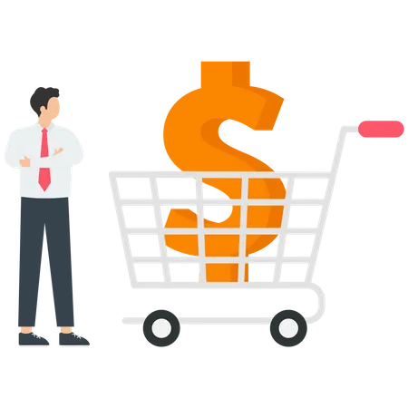 Shopping payment  Illustration