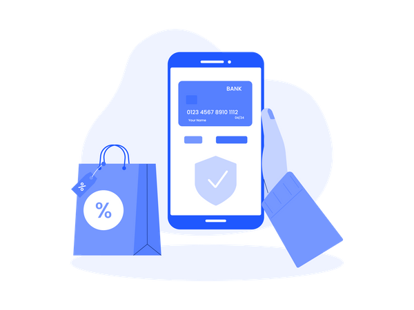 Shopping payment  Illustration