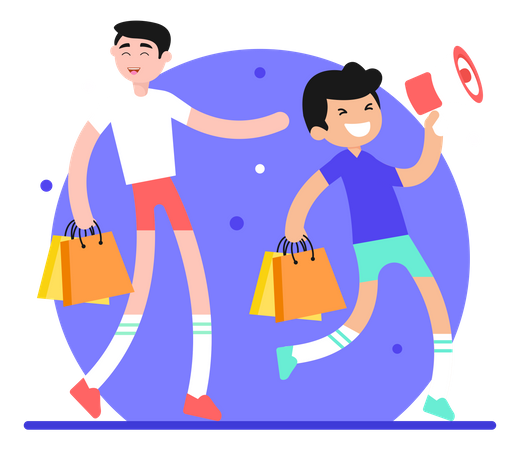 Shopping Promotion  Illustration