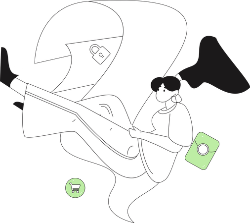 Shopping receipt  Illustration