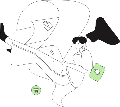 Shopping receipt  Illustration