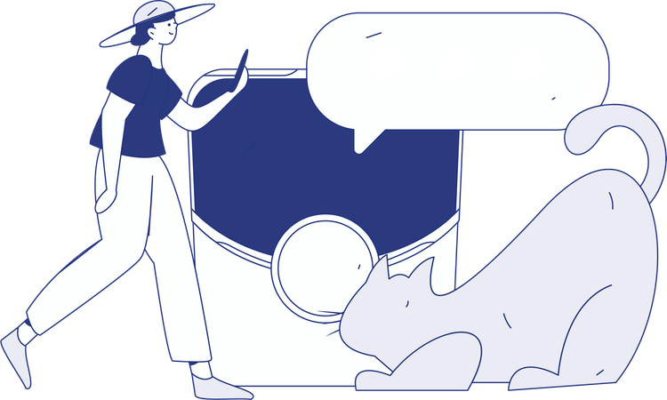 Shopping rewards redemption done by man  Illustration