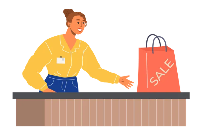 Shopping Sale  Illustration