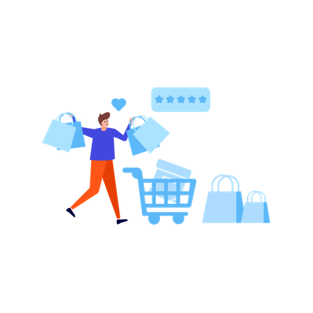 Shopping sale discount  Illustration