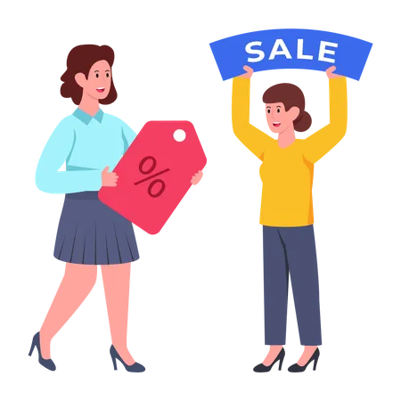 Shopping Sale Discount  Illustration