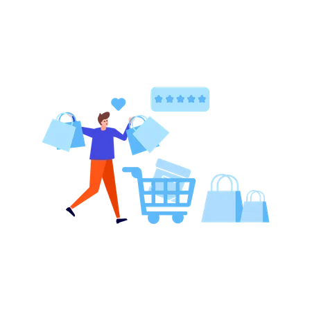 Shopping sale discount  Illustration