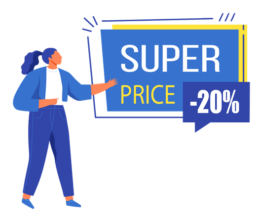 Shopping sale  Illustration