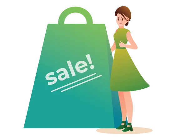 Shopping sale  Illustration