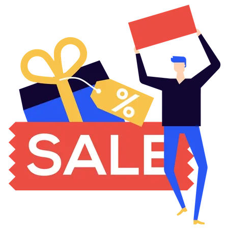 Shopping sale  Illustration