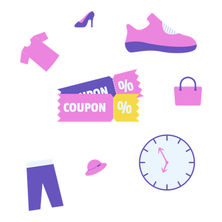 Shopping Sale  Illustration