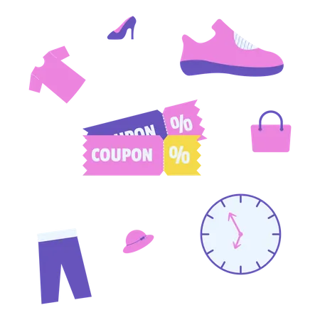 Shopping Sale  Illustration