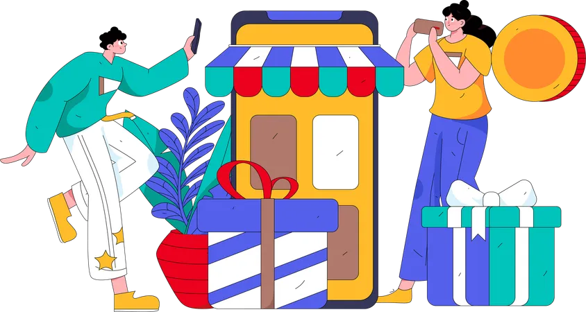 Shopping Sale  Illustration