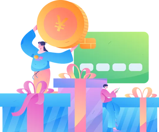 Shopping Sale  Illustration