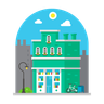 shopping store illustrations