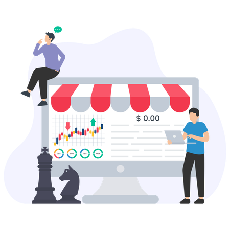 Shopping Strategy  Illustration