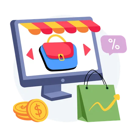 Shopping Trends  Illustration
