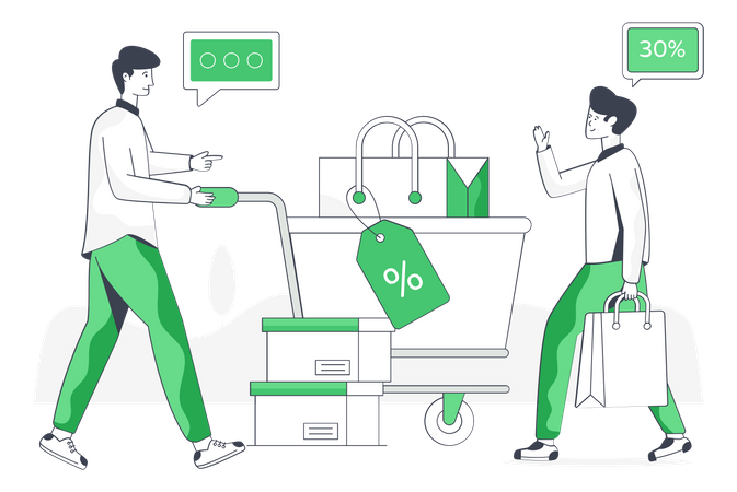 Shopping Trolley  Illustration