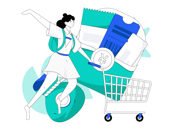 Shopping voucher  Illustration