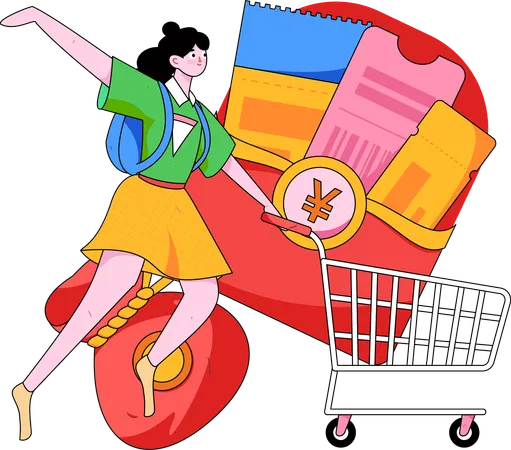 Shopping voucher  Illustration