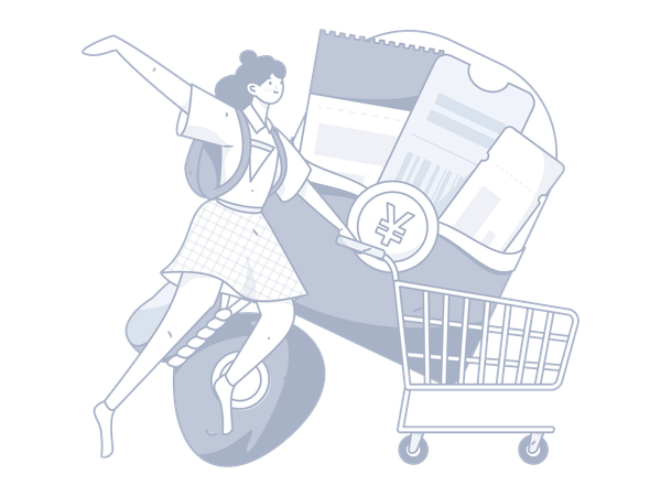 Shopping voucher  Illustration