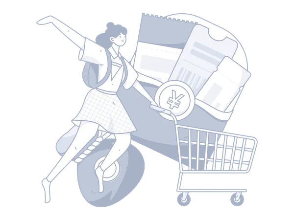 Shopping voucher  Illustration