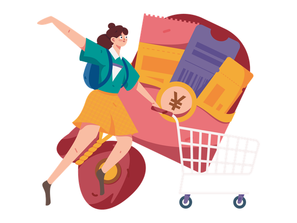 Shopping voucher  Illustration