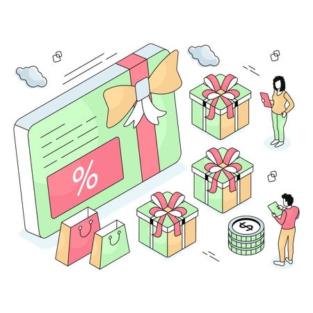 Shopping voucher  Illustration