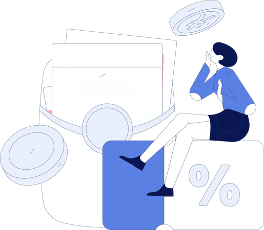 Shopping Voucher  Illustration