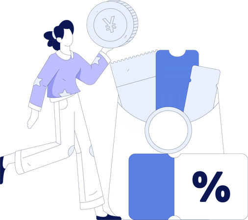 Shopping Voucher  Illustration