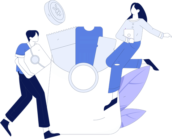 Shopping Voucher  Illustration