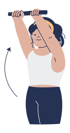 Shoulder Flexion  Illustration