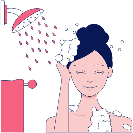 Shower  Illustration