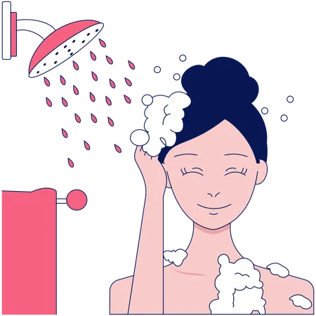 Shower  Illustration