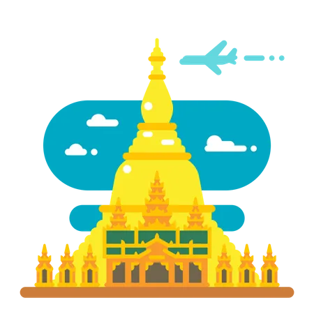 Shwedagon Pagoda  Illustration