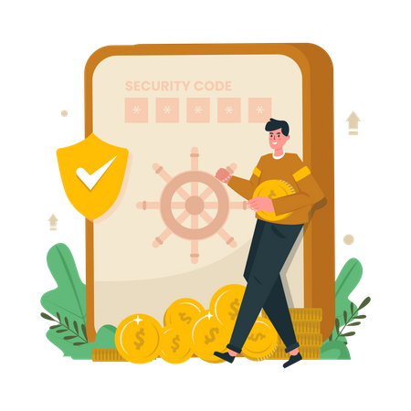 Sichere Investition  Illustration