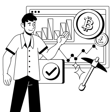 Sicheres Mining  Illustration