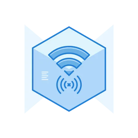 Sicheres WLAN  Illustration