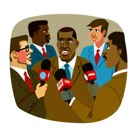 Sideline Reporters  Illustration