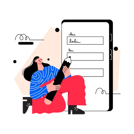 Sign Up  Illustration