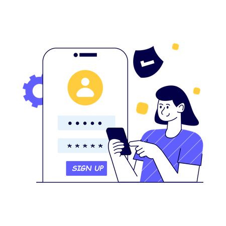 Sign Up  Illustration