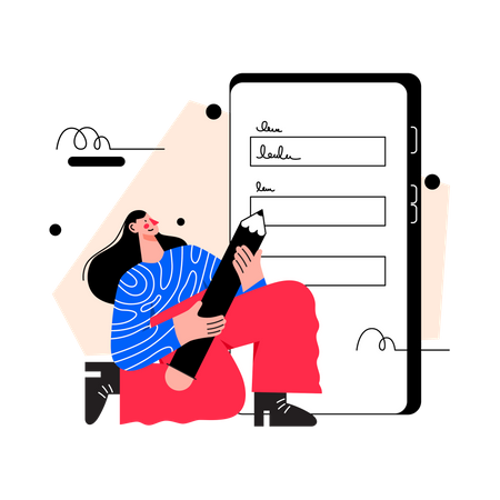 Sign Up  Illustration