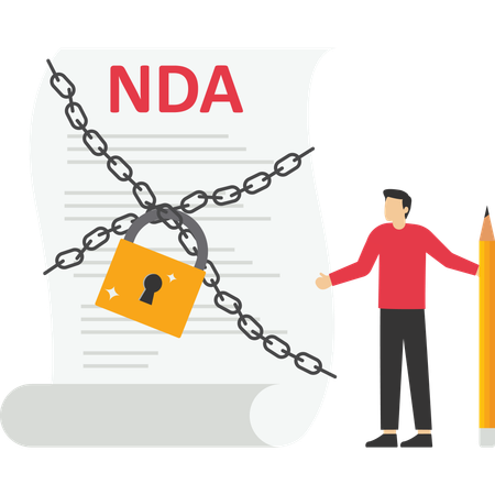 Signature du contrat NDA  Illustration