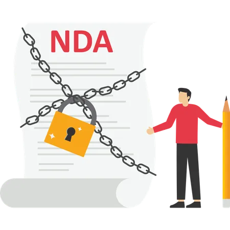 Signature du contrat NDA  Illustration