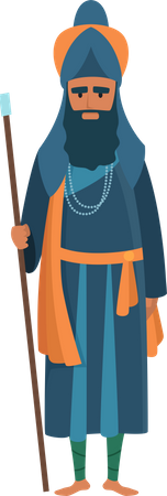 Sikh man  Illustration