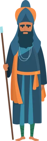 Sikh-Mann  Illustration