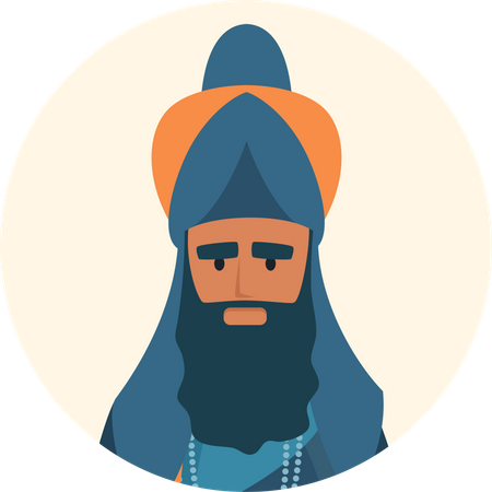 Sikh-Mann  Illustration