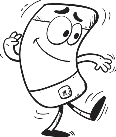Silly face  Illustration