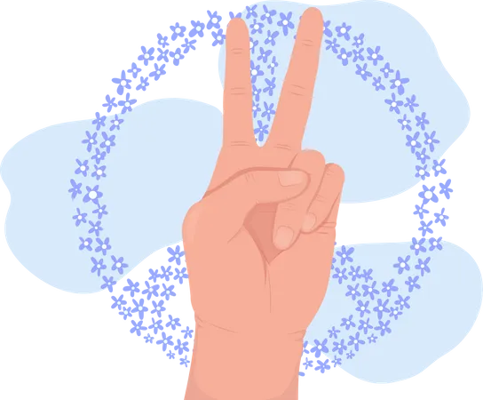 Símbolos de paz  Ilustração