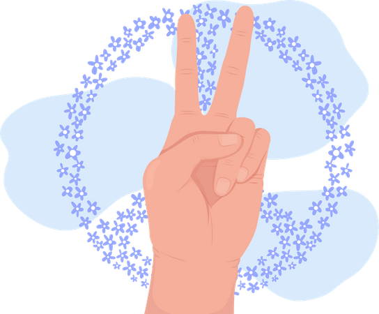 Símbolos de paz  Ilustração
